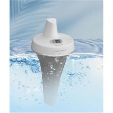 Sencor - Meracia stanica s bezdrôtovým plávajúcim senzorom bazéna, 2xAA, IPX7