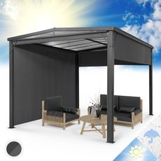 Blumfeldt Pantheon Cortina Solid Sky, pergola, prístrešok, 3 x 4 m, polykarbonát