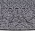 NORTHRUGS - Hanse Home koberce Kusový koberec Twin-Wendeteppiche 105476 Night Silver kruh – na von aj na doma - 200x200 (priemer) kruh cm