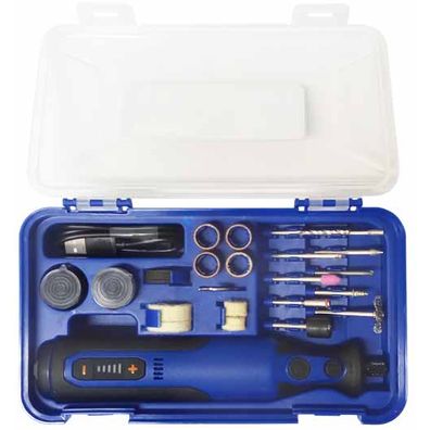 TUSON - Akumulátorová mini brúska Li-ion 7,2V/900mAh - 32 dielov