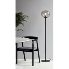 Nordlux - Stojacia lampa ALTON 1xE27/25W/230V čierna