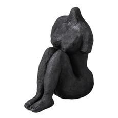 Soška z polyresínu (výška 14 cm) Sitting Woman – Mette Ditmer Denmark