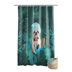 Sprchový záves 180x200 cm Doggy zen – douceur d'intérieur