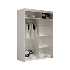 Šatníková skriňa LINO III šírka 120 cm - čierna