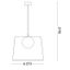 Ideal Lux - LED Luster na lanku FADE 1xG9/3W/230V pr. 27,3 cm šedá/dymová