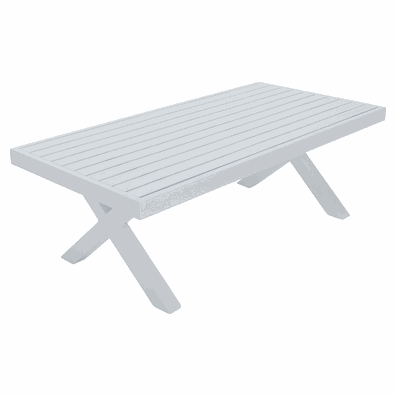 Záhradný 4-dielny set, svetlohnedá/biela/hnedá, aluminium, BABAK