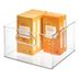 Transparentný úložný box iDesign The Home Edit, 25,4 x 25,3 x 15,4 cm