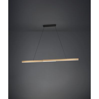 Eglo 390369 - LED Stmievateľný luster na lanku MONTEBUONO LED/21W/230V 3000K hnedá