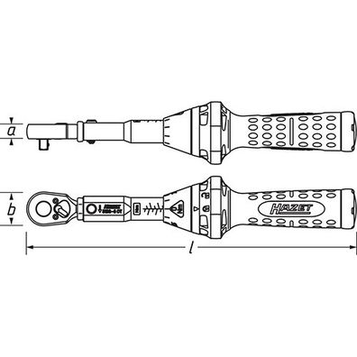 Momentový kľúč 1/2" HAZET 5122-3CT