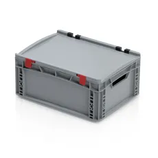 Plastová prepravka s vekom 400 x 300 x 185 mm