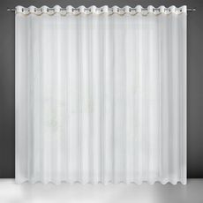 ZÁCLONA NA KRÚŽKOCH MERIL 300X250 CM BIELA