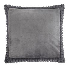 Dekoračný vankúš 55x55 cm Velvet and Faux Fur - Catherine Lansfield