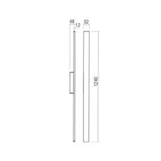 Redo 90431 - LED Vonkajšie nástenné svietidlo REFLEXA LED/20W/230V 3000K IP54 antracit