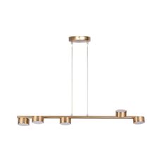 Luster na lanku PUNTO 5xGX53/12W/230V zlatá