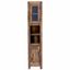 indickynabytok.sk - Skrinka do kúpeľne Suri 40x190x35 indický masív palisander