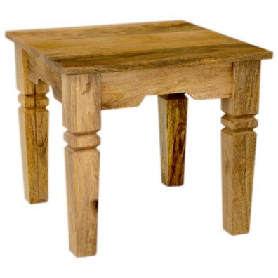 indickynabytok.sk - Odkladací stolík Guru 45x40x45 indický masív mango