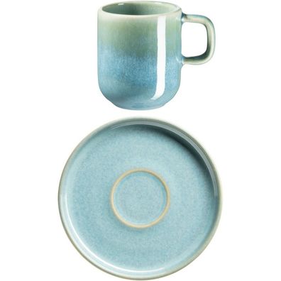Mäser Sada šáliek na espresso s tanierikmiCordelia Atacama Green, 6+6 ks