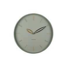 Karlsson 6012GR dizajnové nástenné hodiny zelená, pr. 40 cm