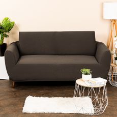 4Home Multielastický poťah na dvojkreslo Comfort hnedá, 140 - 180 cm