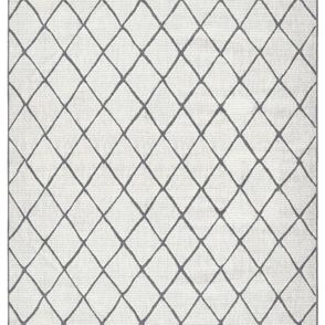 NORTHRUGS - Hanse Home koberce Kusový koberec Twin-Wendeteppiche 103118 grau creme – na von aj na doma - 80x150 cm