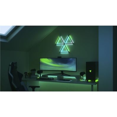 Nanoleaf NL59-K-0002LW-9PK-EU-SADA 9x LED RGBW Stm. lišta LINES 1200-6000K Wi-Fi