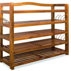Botník z agátového dreva D105380 Dekorhome