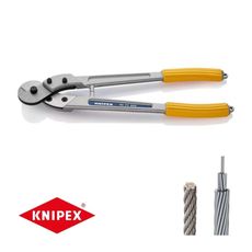 Nožnice na drôt, lano, káble a guľatinu KNIPEX 95 71 445 mm