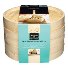 Bambusový naparovač Kitchen Craft Oriental, ⌀ 23 cm