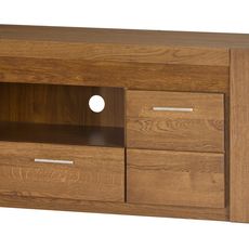Szynaka Televizní stolek Velvet II 24 111 cm z masivu s LED osvětlením dub Rustikal