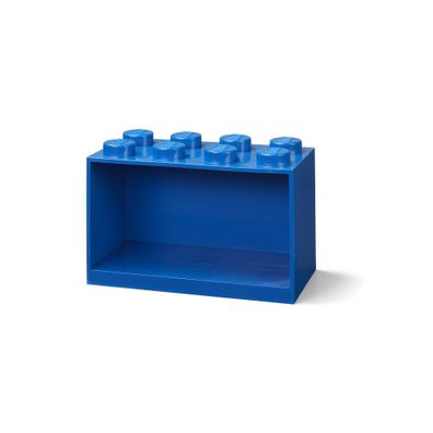 Detská modrá nástenná polica LEGO® Brick 8
