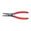 KNIPEX 49 31 A2 presné kliešte na vonkajšie poistné krúžky, 180 mm - protišmyková rukoväť