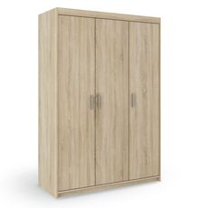 Šatníková skriňa Elenas 3D 133 x 190 x 53 cm - dub sonoma