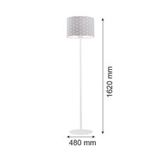 Argon 4130 - Stojacia lampa MAGIC 1xE27/15W/230V šedá/biela