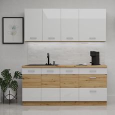 Kuchyňská Linka Artisan White 180cm Bez pracovnej dosky