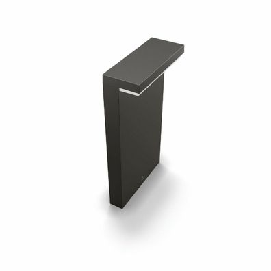 Philips Bustan UltraEfficient vonkajšie stĺpikové LED svietidlo 3,8 W 2700K 45cm, antracit