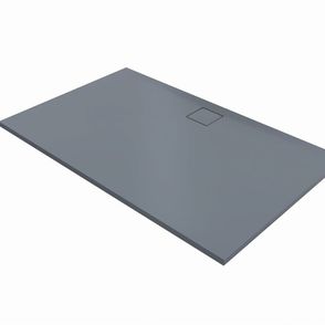 Sprchová vanička obdĺžniková Hüppe EasyFlat 160x80 cm liaty mramor sivá matná EF0106.026