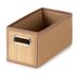 Bambusový úložný box v prírodnej farbe 15x31x15 cm – Compactor