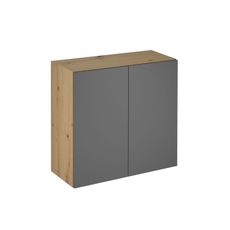 Závesná kuchynská skrinka LANGEN G80 Dub artisan/sivá