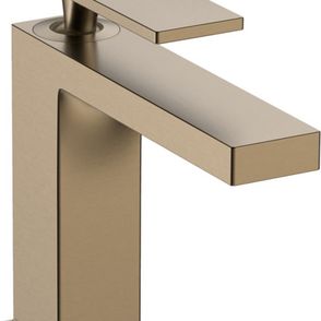 Umývadlová batéria Hansgrohe Tecturis E s výpusťou kartáčovaný bronz 73014140