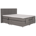 Elektrická polohovacia posteľ, boxspring, sivá, 160x200, MURKO NEW