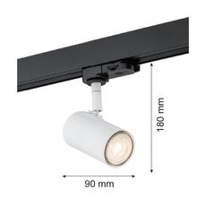 Argon 4327 - Bodové svietidlo do lištového systému HORTA 1xGU10/5W/230V biela