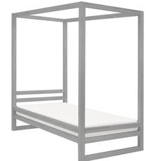 Benlemi Jednolôžková posteľ BALDEE Zvoľte farbu: Tmavo sivá, Zvoľte rozmer: 80 x 200 cm