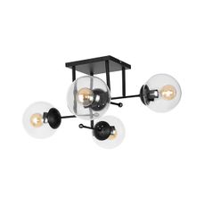 Luster na tyči HAMAR 4xE27/60W/230V