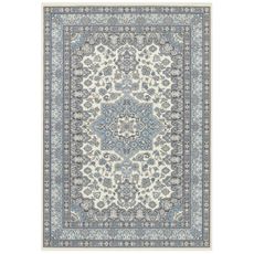 Hanse Home , Kusový koberec Mirkan 104442 Cream / Skyblue, 200x290, modrá, chodba / predsieň