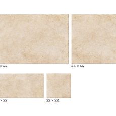 Dlažba Realonda Modular Borgogna beige 44x66, 44x44, 22x22, 22x44 cm mat MBORGBE