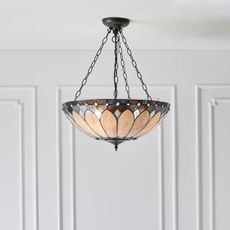 Endon 63976 - Závesný luster na reťazi BROOKLYN 3xE27/60W/230V pr. 50 cm