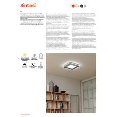 Redo 05-959-LED Stmievateľné stropné svietidlo SINTESI LED/45W/230V 3000-6000K +DO