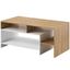Konferenčný stolík Alva grande oak/biely mat