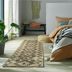 Flair Rugs koberce Behúň Printed Jute Rowen Natural/Black - 60x230 cm