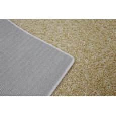 Vopi , Kusový koberec Color Shaggy béžový štvorec, 150x150, béžová, obývacia izba